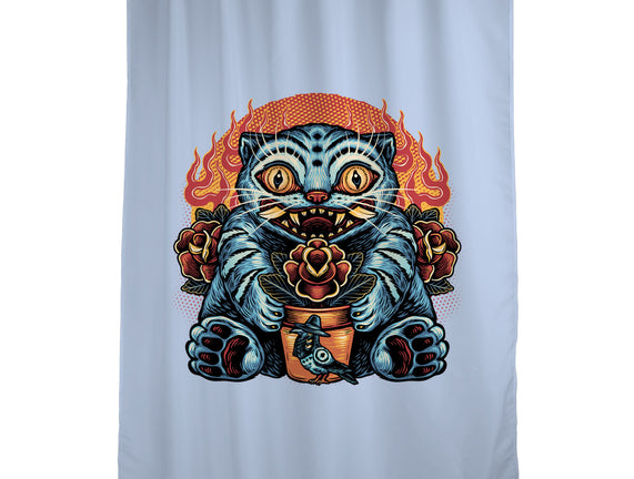 Blue Tiger Red Flame