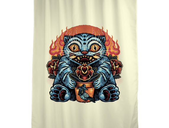 Blue Tiger Red Flame