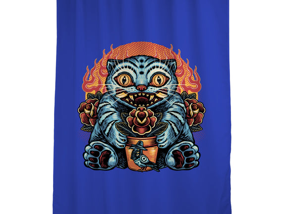 Blue Tiger Red Flame