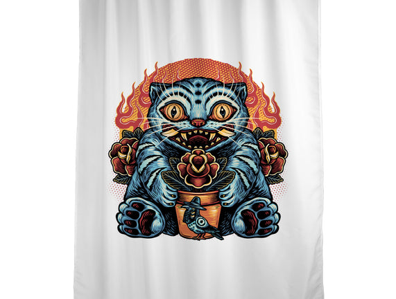 Blue Tiger Red Flame