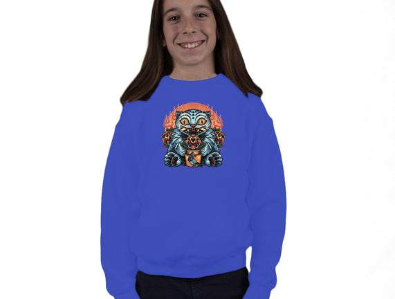 Blue Tiger Red Flame