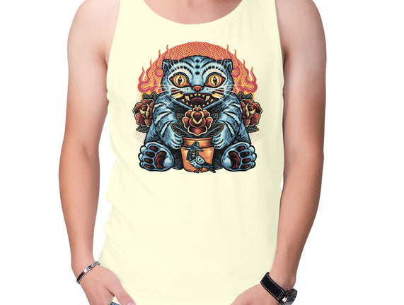 Blue Tiger Red Flame