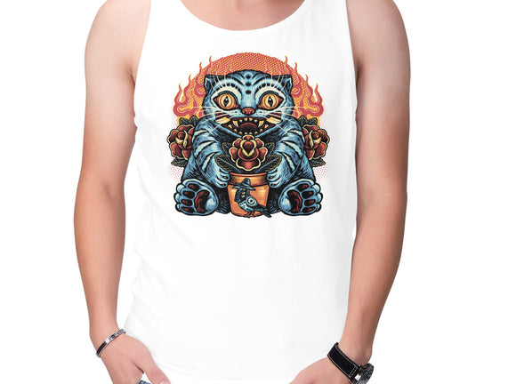 Blue Tiger Red Flame