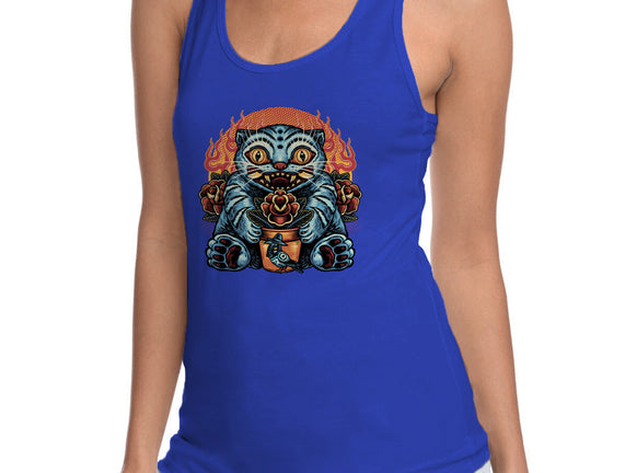 Blue Tiger Red Flame