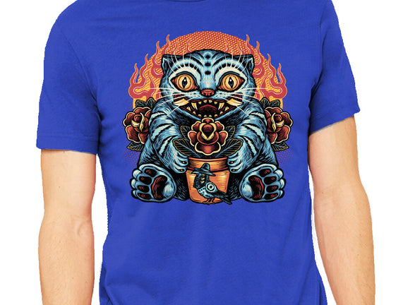 Blue Tiger Red Flame