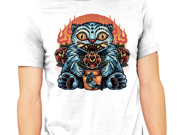 Blue Tiger Red Flame
