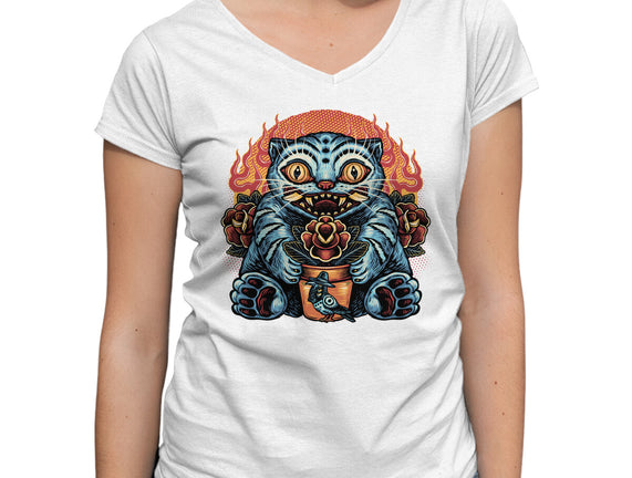Blue Tiger Red Flame