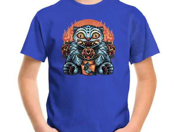 Blue Tiger Red Flame