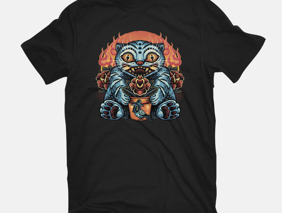 Blue Tiger Red Flame