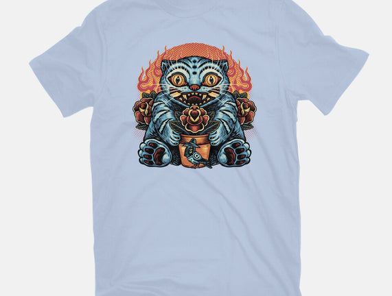 Blue Tiger Red Flame