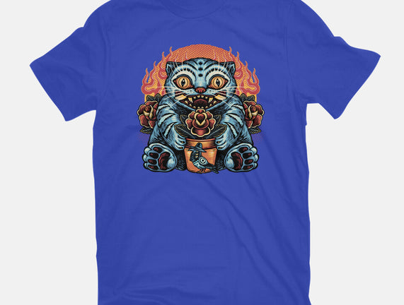 Blue Tiger Red Flame
