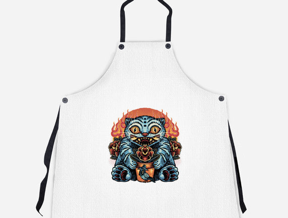 Blue Tiger Red Flame
