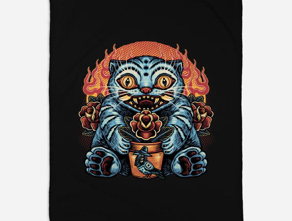 Blue Tiger Red Flame