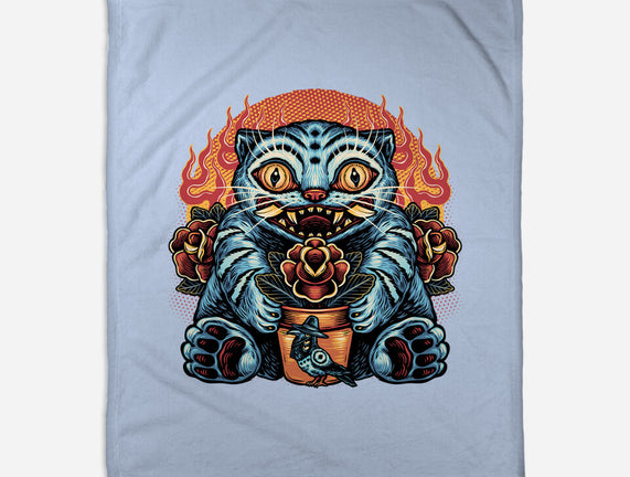 Blue Tiger Red Flame
