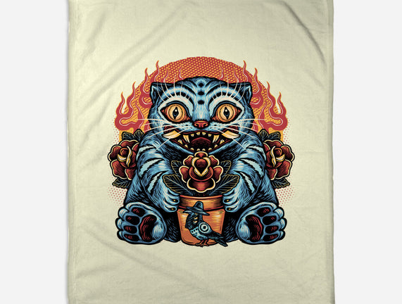 Blue Tiger Red Flame