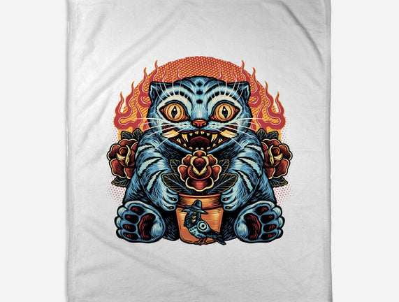 Blue Tiger Red Flame