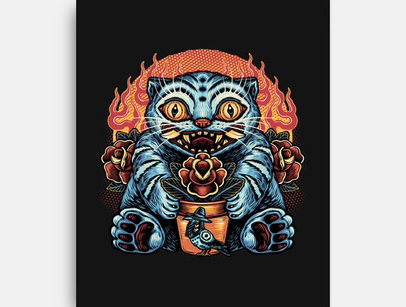 Blue Tiger Red Flame