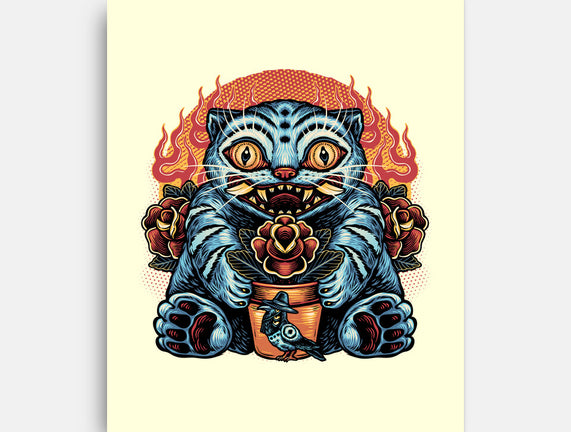 Blue Tiger Red Flame