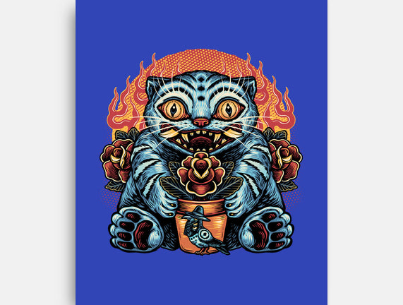 Blue Tiger Red Flame