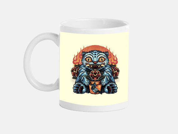 Blue Tiger Red Flame