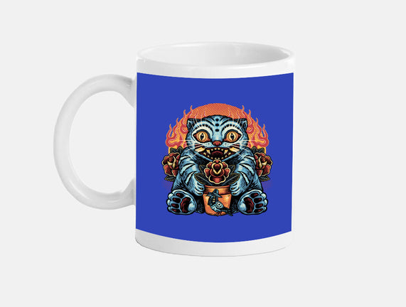 Blue Tiger Red Flame
