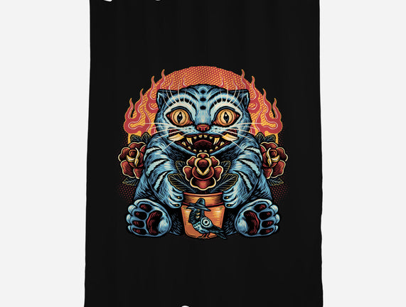 Blue Tiger Red Flame