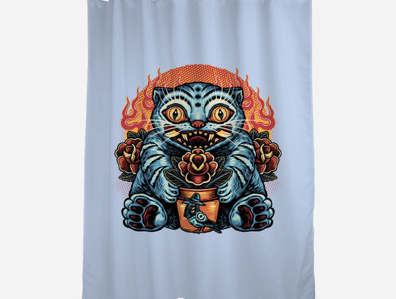 Blue Tiger Red Flame