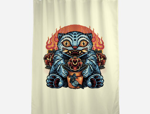 Blue Tiger Red Flame