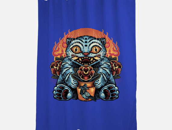 Blue Tiger Red Flame