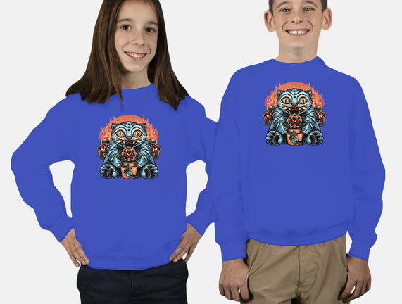 Blue Tiger Red Flame