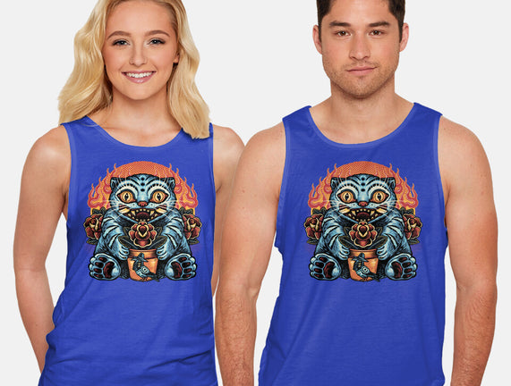 Blue Tiger Red Flame