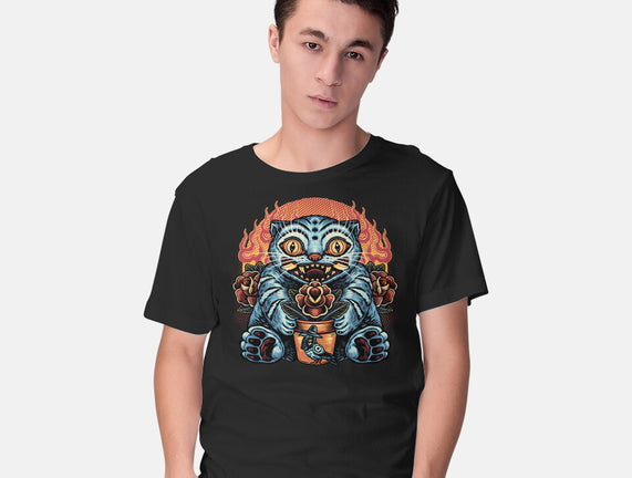 Blue Tiger Red Flame