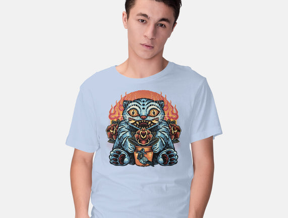 Blue Tiger Red Flame