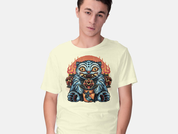 Blue Tiger Red Flame