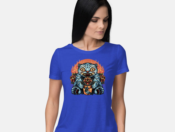 Blue Tiger Red Flame