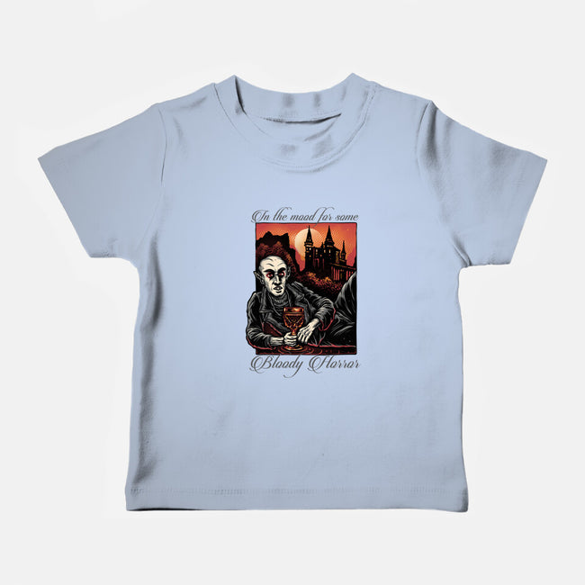 Bloody Horror-Baby-Basic-Tee-glitchygorilla