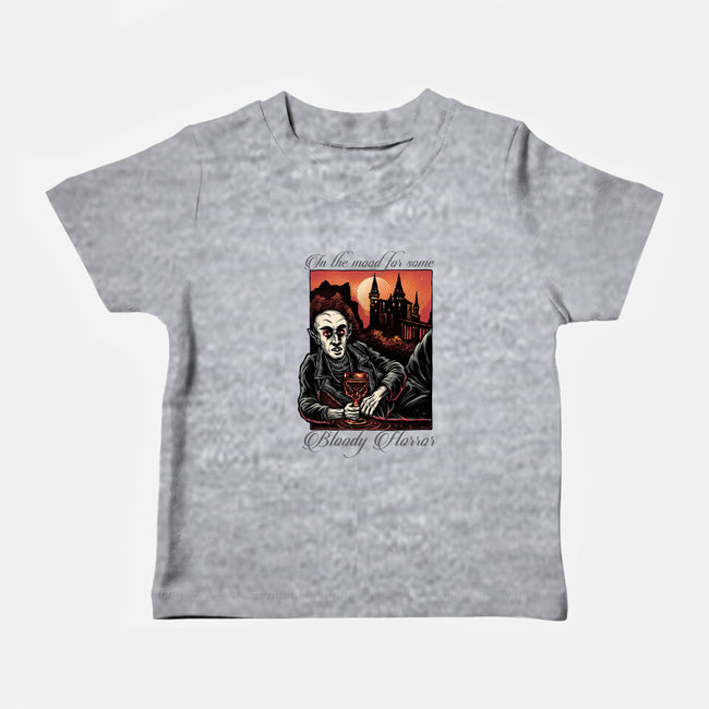 Bloody Horror-Baby-Basic-Tee-glitchygorilla