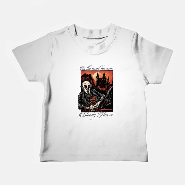 Bloody Horror-Baby-Basic-Tee-glitchygorilla