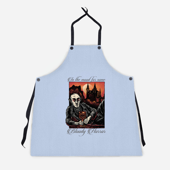 Bloody Horror-Unisex-Kitchen-Apron-glitchygorilla