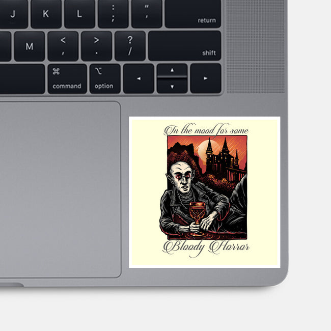 Bloody Horror-None-Glossy-Sticker-glitchygorilla