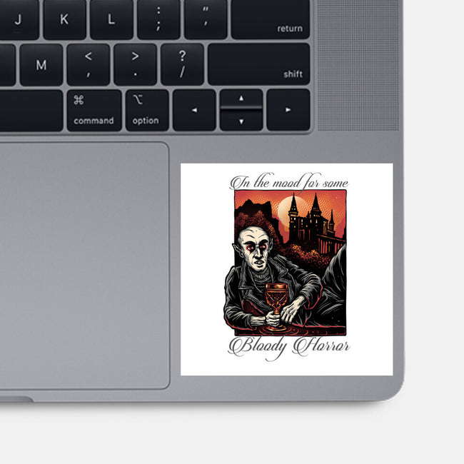 Bloody Horror-None-Glossy-Sticker-glitchygorilla