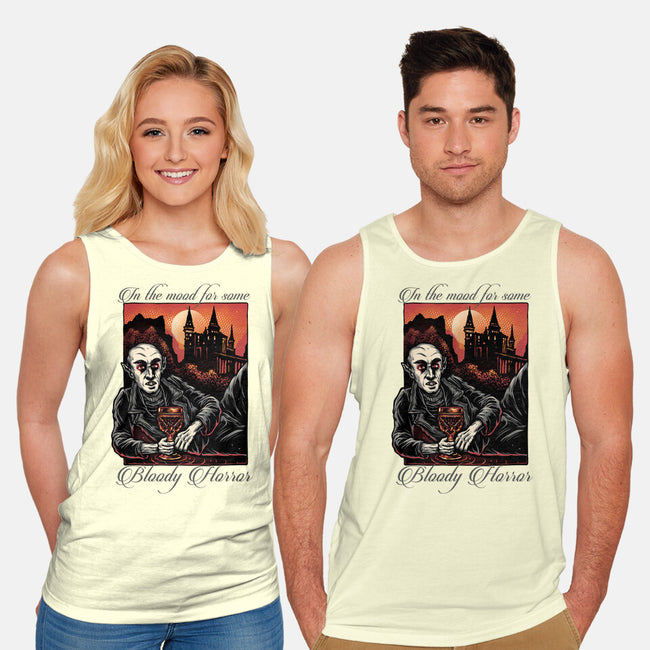 Bloody Horror-Unisex-Basic-Tank-glitchygorilla
