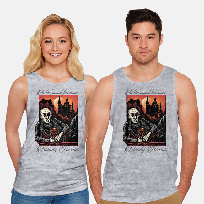 Bloody Horror-Unisex-Basic-Tank-glitchygorilla