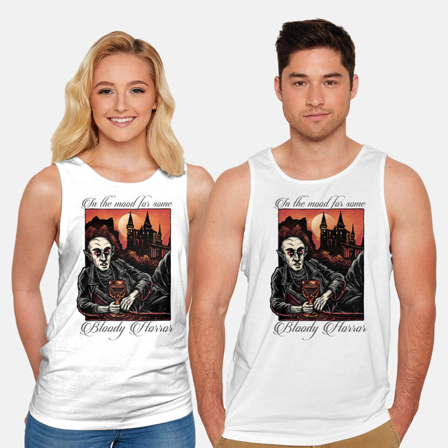 Bloody Horror-Unisex-Basic-Tank-glitchygorilla