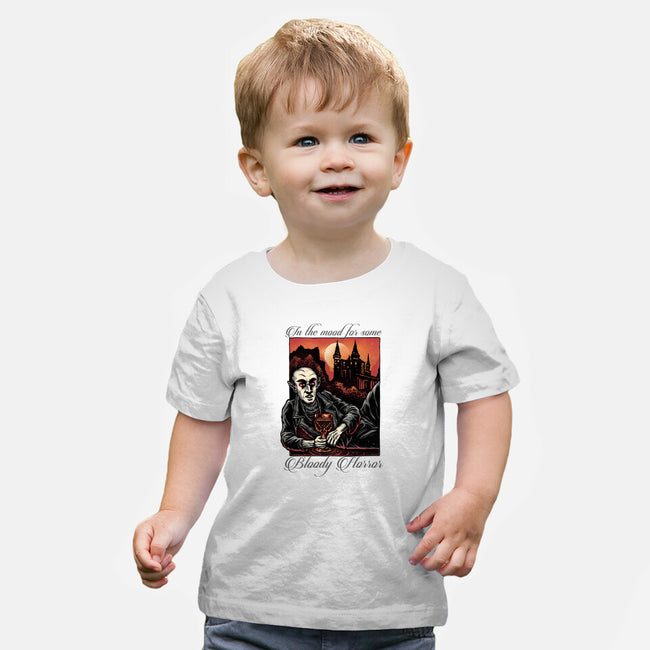 Bloody Horror-Baby-Basic-Tee-glitchygorilla