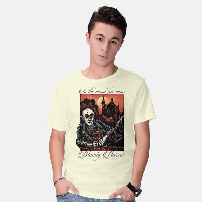 Bloody Horror-Mens-Basic-Tee-glitchygorilla