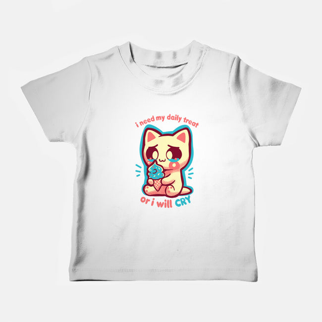 Need My Daily Treat-Baby-Basic-Tee-TechraNova