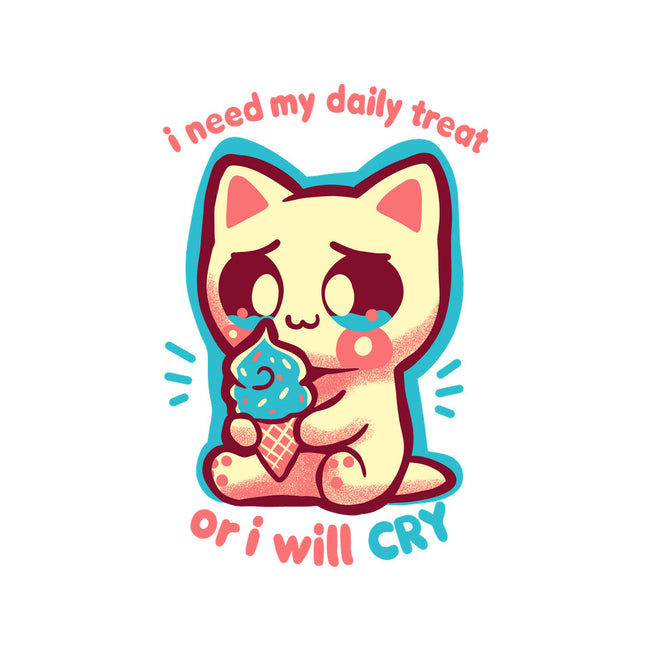 Need My Daily Treat-None-Polyester-Shower Curtain-TechraNova