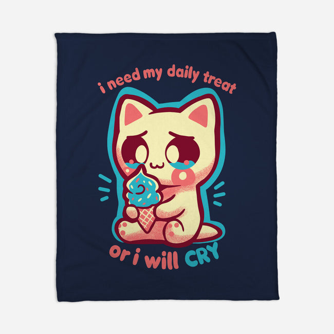 Need My Daily Treat-None-Fleece-Blanket-TechraNova