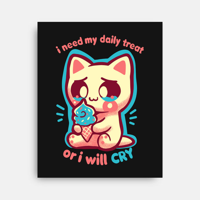 Need My Daily Treat-None-Stretched-Canvas-TechraNova